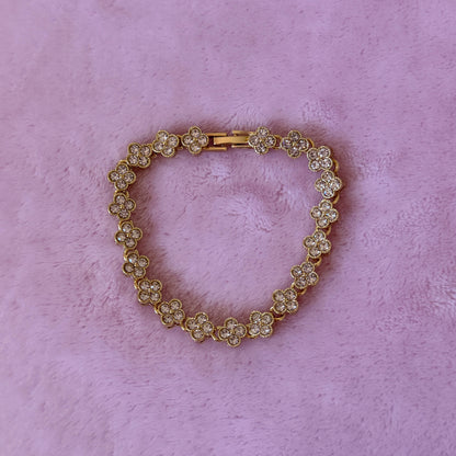 Gold Clover Bracelet