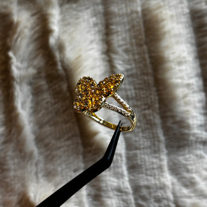 Bedazzle Butterfly Ring