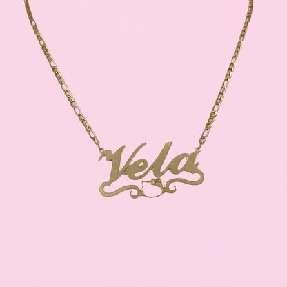 Hello Kitty Classic Nameplate Necklace