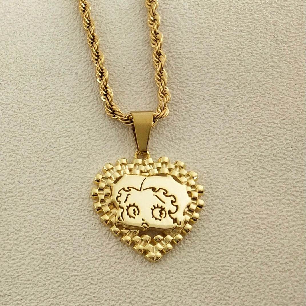 Betty Boop Rolex Necklace
