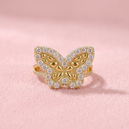 Bedazzle Butterfly Ring
