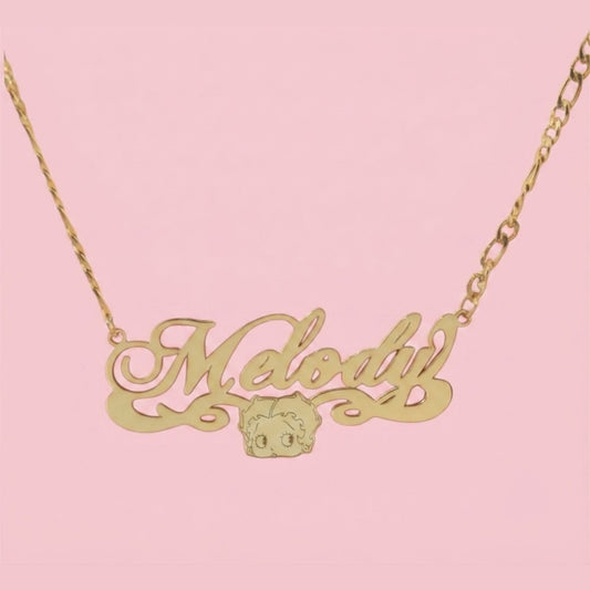 Mini Betty Boop Nameplate