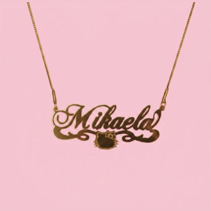Mini Hello Kitty Nameplate