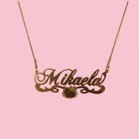 Mini Hello Kitty Nameplate