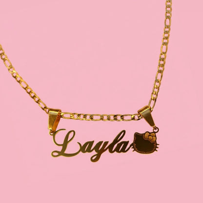 Dainty Hello Kitty Nameplate