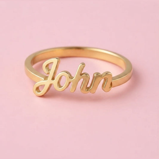 Custom Name Ring