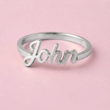 Custom Name Ring