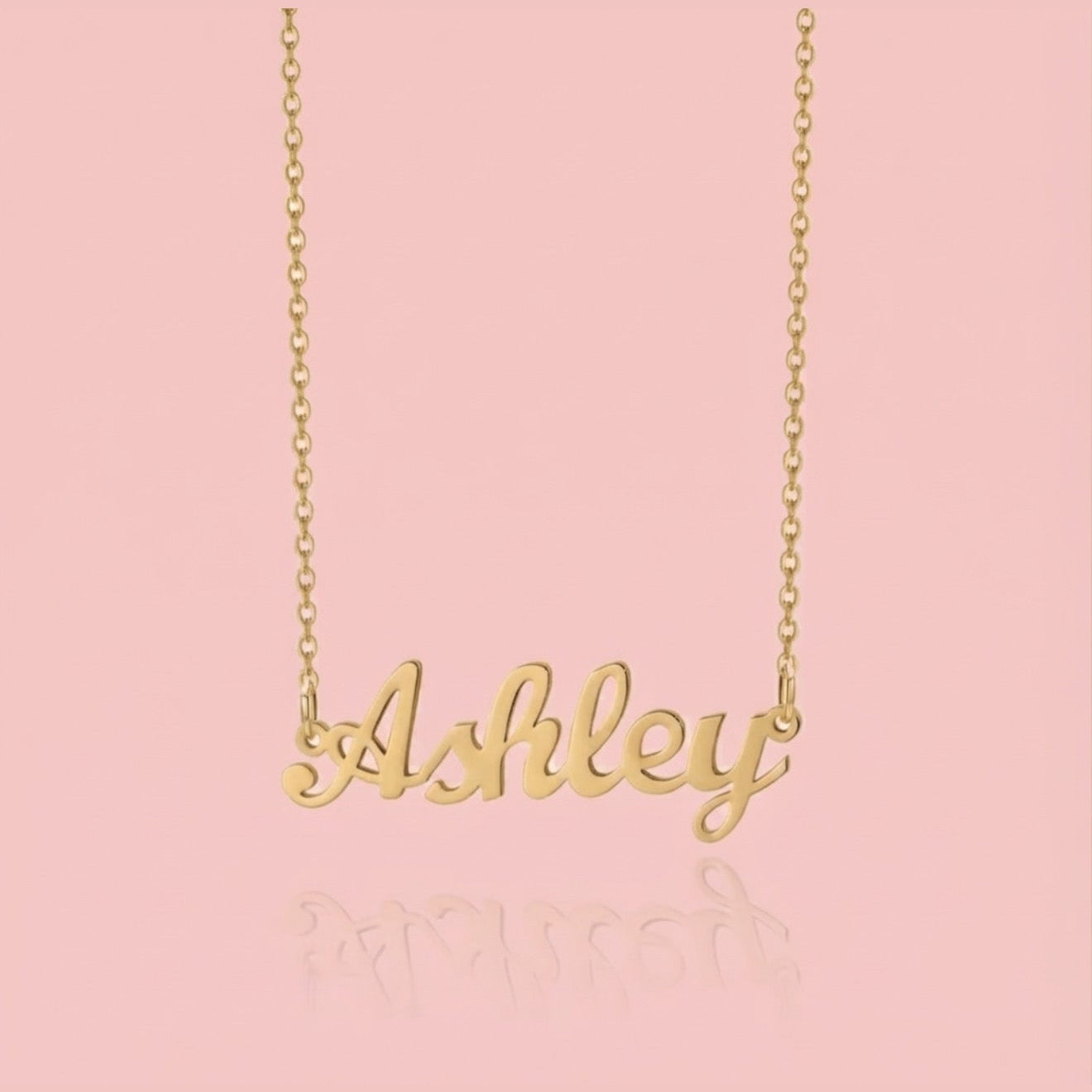 Dainty Nameplate Necklace