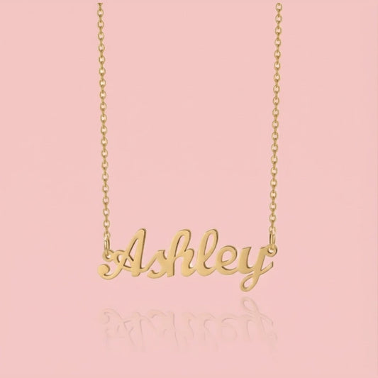 Dainty Nameplate Necklace