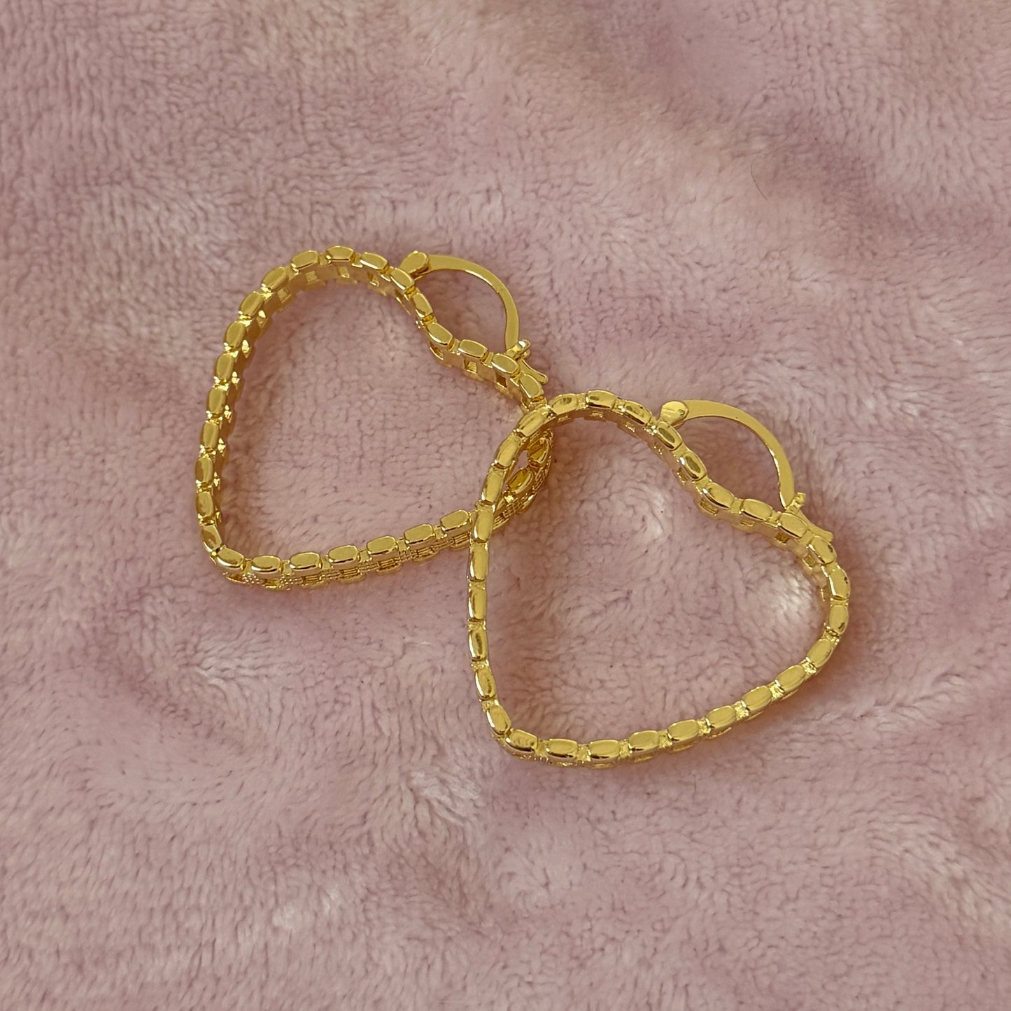 Heart Rolex Hoops 35mm