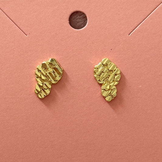 Stud Nugget Earrings