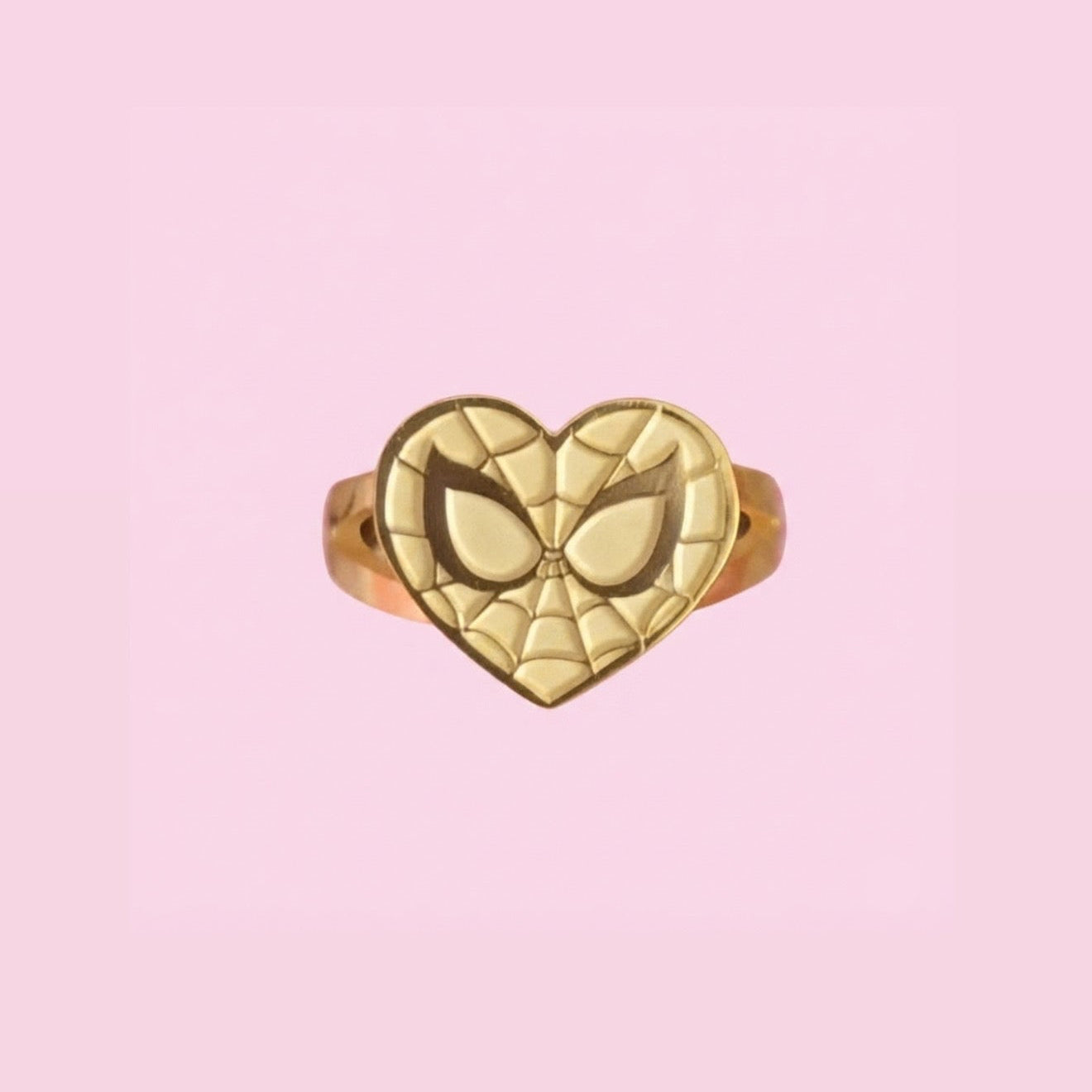 Heart SpiderMan Custom Ring