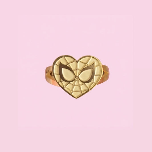 Heart SpiderMan Custom Ring