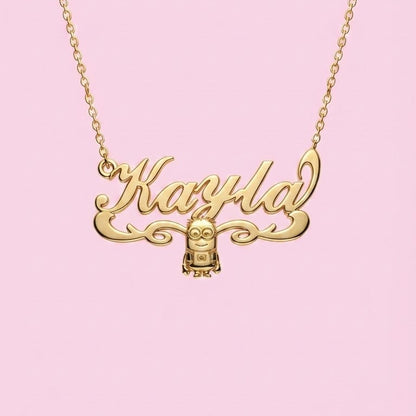 Minions Nameplate Necklace
