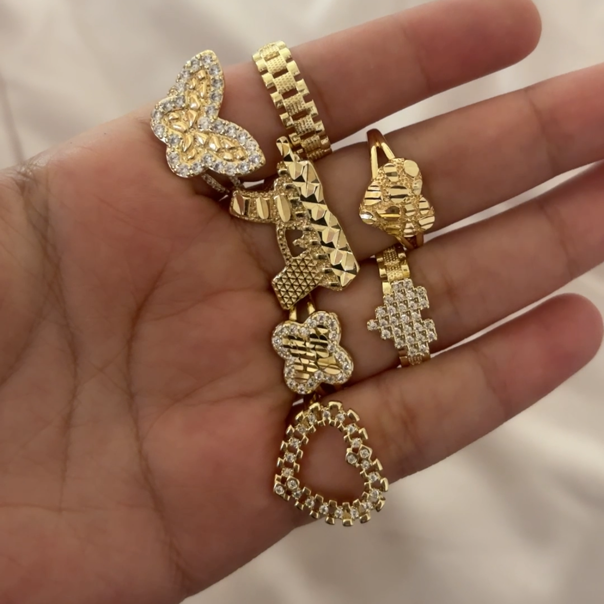 Mystery 18k Gold-Plated Ring